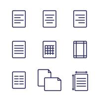 Alignment and layout icon vector