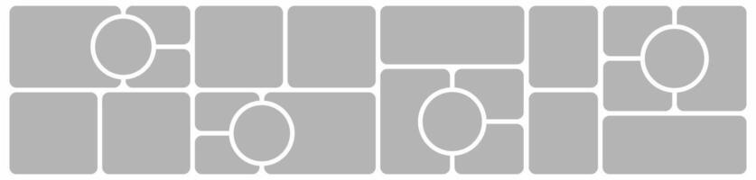 banner Photoframe mockup vector