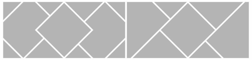 template Moodboard grid Retro gallery vector