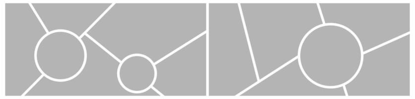 page grid layout abstract photo frames vector