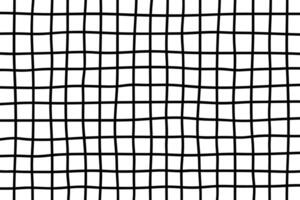 Hand drawn grid pattern background on a white background. illustration vector