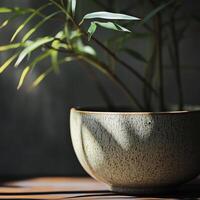 a portrait photo, focusing on living room and traditional spaces in Japandi-style homes, capturing the essence of traditional architecture. Japanese and Scandinavian photo