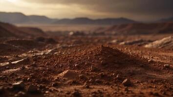 B Horizon Exposed A D Rendered Illuminated Study of Clay and Iron Accumulation in Earths Subsoil. photo