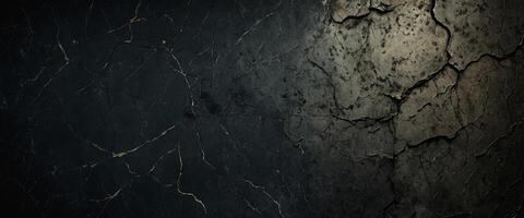 Old washed grunge mottled texture High-contrast mottled and scratched background Dirty backdrop with black scuffed edges and old faded antique design. photo
