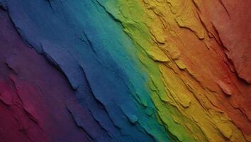 Abstract multicolored stucco texture background on canvas. photo