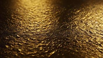 Gold background or texture and gradients shadow. photo