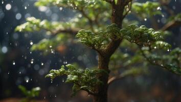 Soap Suds Transforming into a Tree A Timelapse Capture. photo