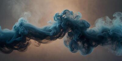 The smoke seems to come alive morphing into different shapes and colors with each passing second. photo