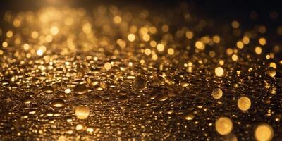 luxury Bokeh gold Light Background Gold abstract bokeh background. photo