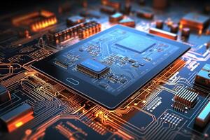 Beautiful surface microchip for design natural abstract background photo