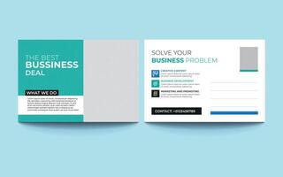 Elevating Business Excellence, Business Post Card vector