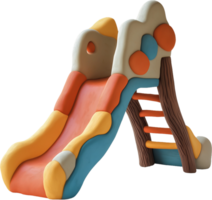 a slide for children on a transparent background png
