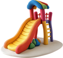 a colorful slide with a ladder and a slide png