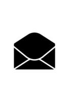 icon simple message for design. letter icon vector