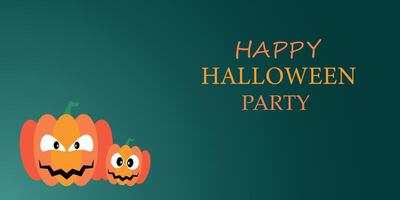 Halloween Party background use for banner. vector