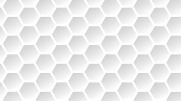 White cubic abstract background vector