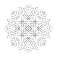 mandala relaxation patterns unique design coloring book vector