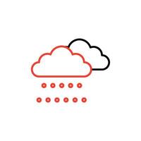 snowfall icon, can be edited icon.Perfect for web and app interfaces, presentations, infographics, etc vector