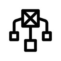 distribute icon. line icon for your website, mobile, presentation, and logo design. vector
