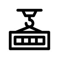 container icon. line icon for your website, mobile, presentation, and logo design. vector