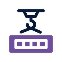container icon. dual tone icon for your website, mobile, presentation, and logo design. vector
