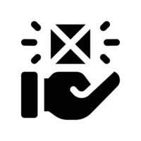 delivery icon. glyph icon for your website, mobile, presentation, and logo design. vector