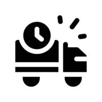 shipping icon. glyph icon for your website, mobile, presentation, and logo design. vector