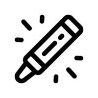 crayons icon. line icon for your website, mobile, presentation, and logo design. vector