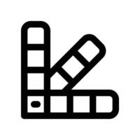 color sample icon. line icon for your website, mobile, presentation, and logo design. vector