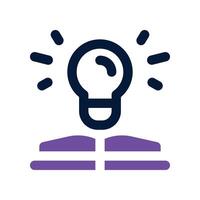 knowledge icon. dual tone icon for your website, mobile, presentation, and logo design. vector