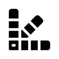 color sample icon. glyph icon for your website, mobile, presentation, and logo design. vector
