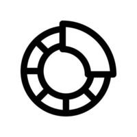 color wheel icon. line icon for your website, mobile, presentation, and logo design. vector