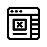 graphic editor icon. line icon for your website, mobile, presentation, and logo design. vector