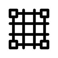 grid icon. line icon for your website, mobile, presentation, and logo design. vector