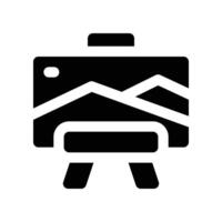 canvas icon. glyph icon for your website, mobile, presentation, and logo design. vector