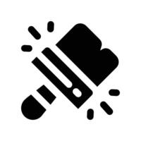 paintbrush icon. glyph icon for your website, mobile, presentation, and logo design. vector