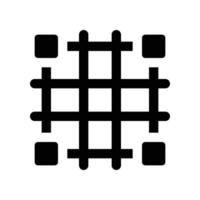 grid icon. glyph icon for your website, mobile, presentation, and logo design. vector