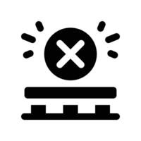 stockout icon. glyph icon for your website, mobile, presentation, and logo design. vector