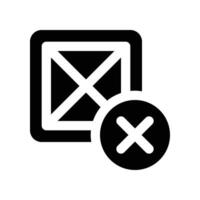 cancel icon. glyph icon for your website, mobile, presentation, and logo design. vector