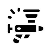 airbrush icon. glyph icon for your website, mobile, presentation, and logo design. vector