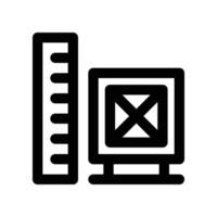 measure icon. line icon for your website, mobile, presentation, and logo design. vector