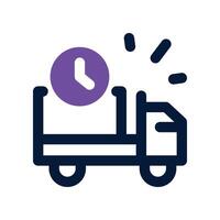 shipping icon. dual tone icon for your website, mobile, presentation, and logo design. vector