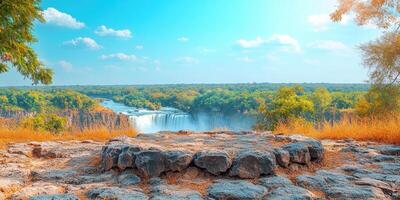 View of Victoria Falls From the Cliffside photo