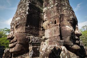Faces of Bayon temple, Angkor, Cambodia photo