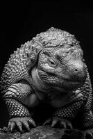 portrait studio photograph of glyptodon photo