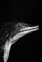 portrait studio photograph of liopleurodon photo