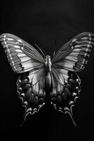 portrait studio photograph of ulysses butterfly photo