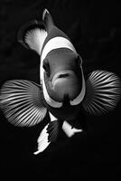portrait studio photograph of clownfish photo