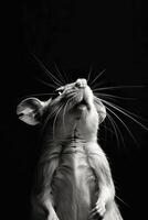 portrait studio photograph of kangaroo rat photo