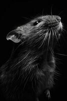 portrait studio photograph of lemming photo